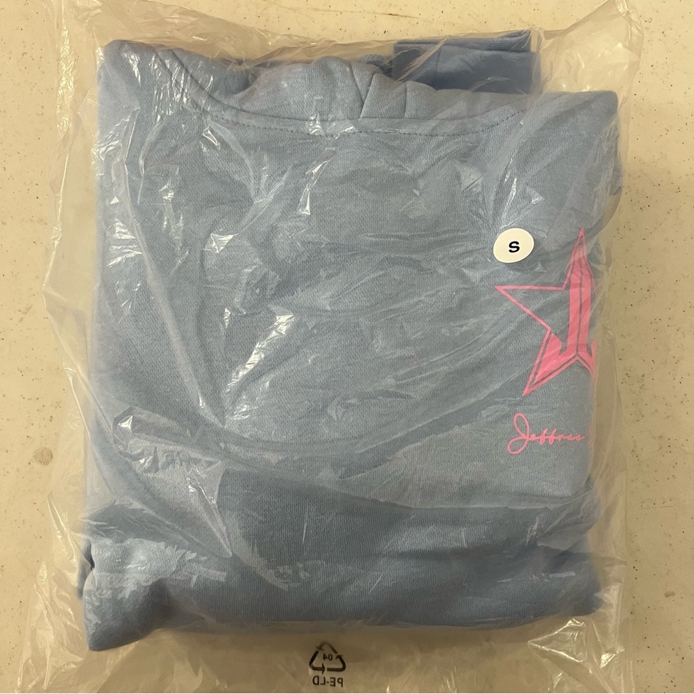Jeffree Star Limited Edition Winter 2020 Baby Blue Hoodie